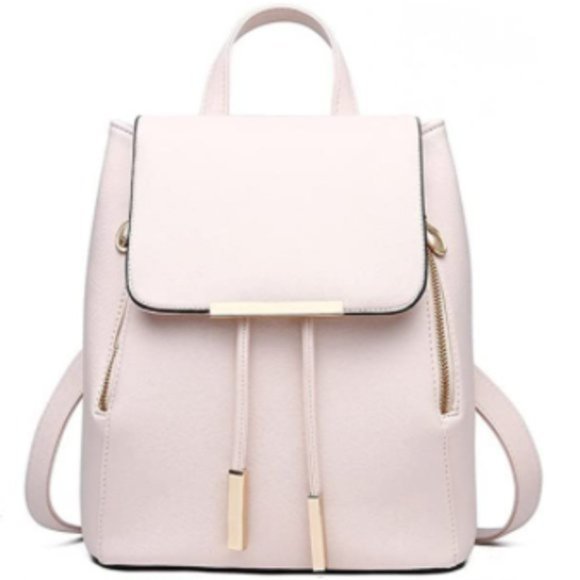 Handbags - Cute Anti-theft PU Leather Backpack Purse for Women
